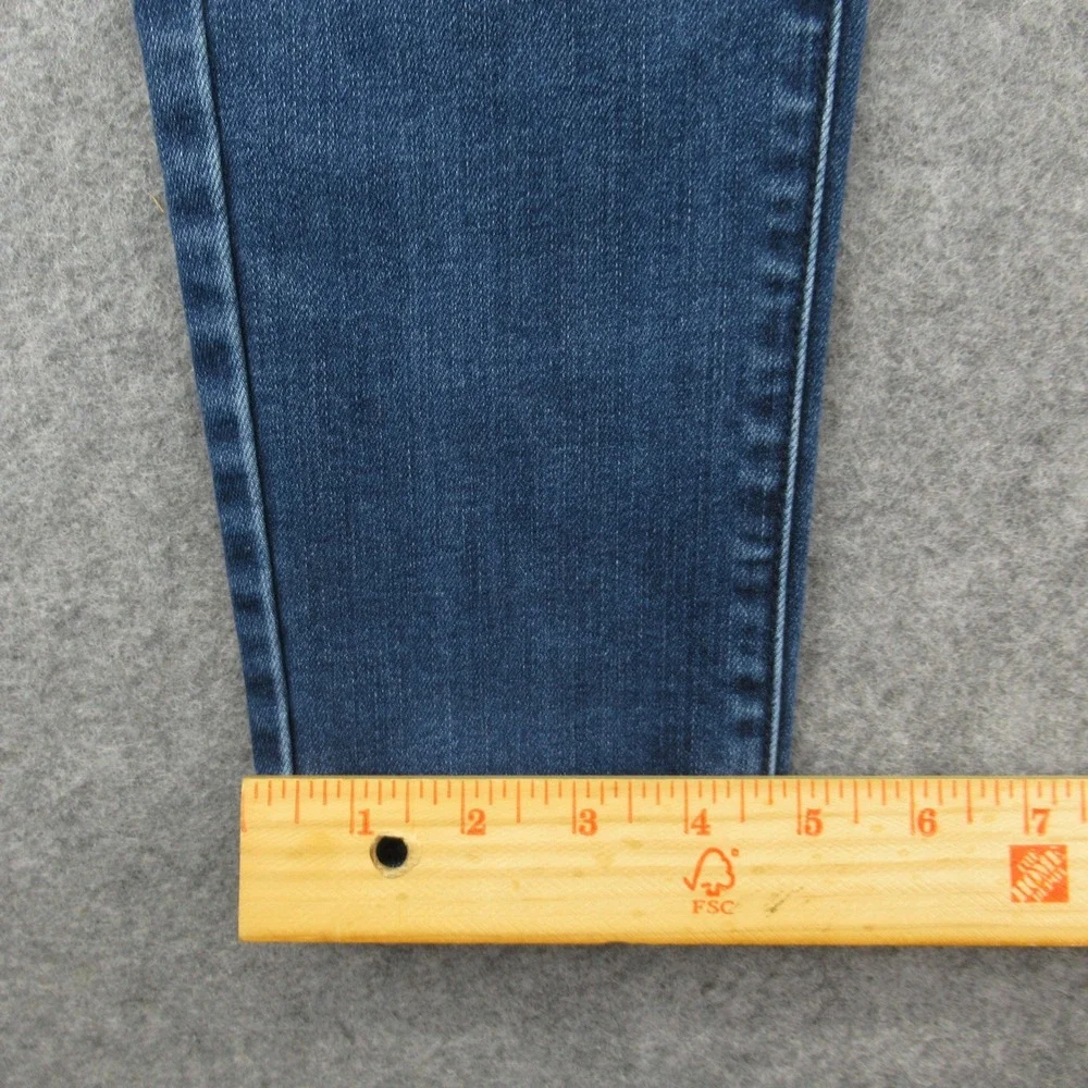 prAna Women's Size 6 28 Blue Denim Regular Seam Skinny Jeans - Picture 7 of 12